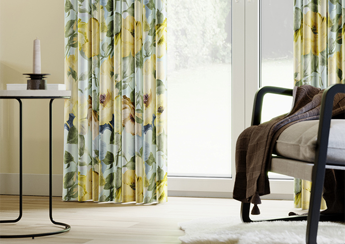 Amelia Faux Silk, Buttercup Mist - Made to Measure Curtain - Image 5